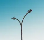 Lámpakar 500 mm – ívelt, kétágú